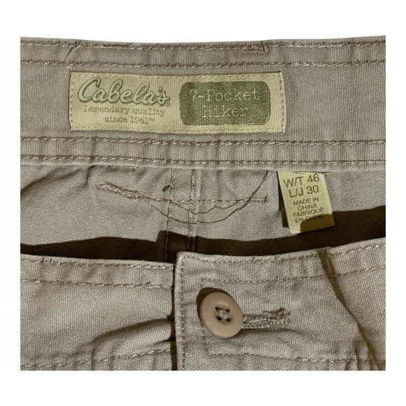 Cabela’s Classic Fit Khaki Cargo Pants Size 46/30 - Picture 4 of 4